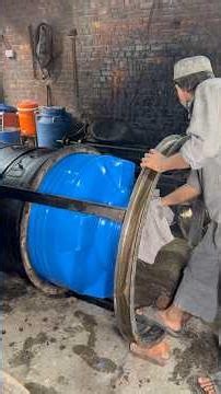 Amazing Water Tank Factory | Blue Plastic Tank Production Process