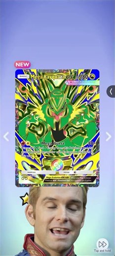 The daily pack RNG actually BROKE today (2★ Mega Rayquaza!) #11 #pokemoncards #tcgpocket #packopen