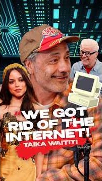 "It's about connection" 🛜 Taika Waititi on Klara and the Sun starring Jenna Ortega @sonypictures