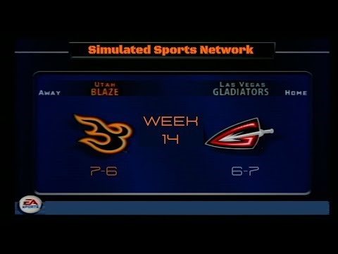 Arena Football Week 14- Utah Blaze (7-6) vs Las Vegas Gladiators (6-7)
