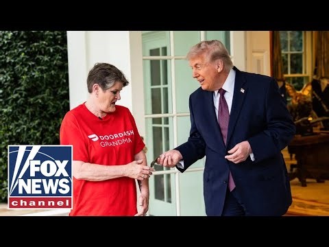 'DoorDash Grandma' FIRES BACK at critics after Trump delivery