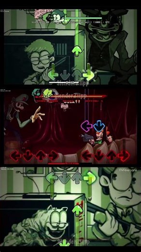 The Great Punishment but everyone sings mod - Friday Night Funkin' Game #mario #luigi #garfield