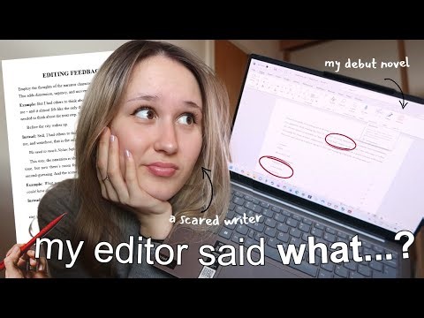 reacting to my editor's feedback for my *debut novel* 📌💬developmental editing a fantasy standalone!
