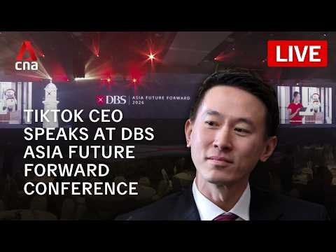 LIVE: TikTok CEO Shou Zi Chew at DBS Asia Future Forward Conference