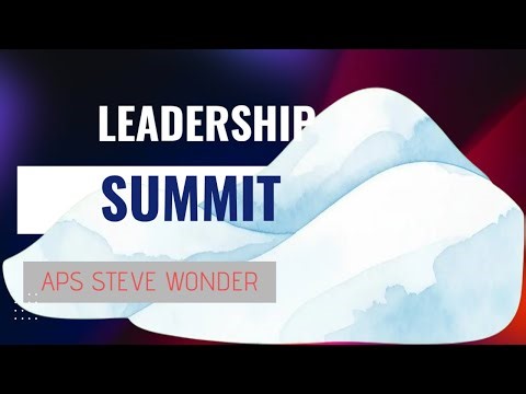 APOSTLE STEVE WONDER|| LEADERSHIP SUMMIT AT THE DELIVERANCE CHURCH TERET