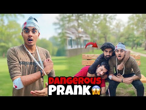 ￼Dangerous Prank 😱/ on My best friend ￼Bahut Maar Padi 😂