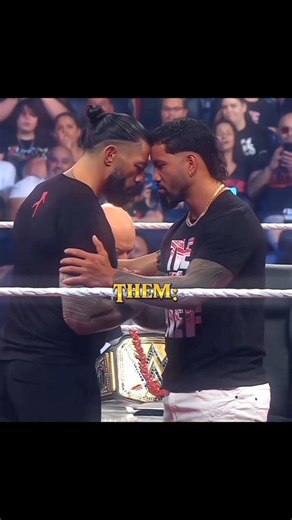 Roman reigns respect Jey uso:❤️🥹 #romanreigns #jeyuso #wwe