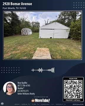 2928 Bomar Avenue, Fort Worth, TX 76103 | 3 Bedroom Home For Sale