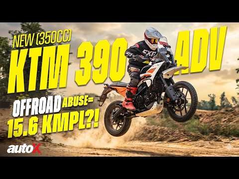 We Pushed The New 350cc KTM 390 ADV Off-Road: The Mileage Will Shock You! | autoX