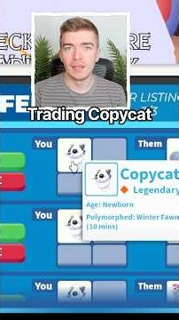 Copycat Trade Offers In Adopt Me! #roblox #adoptme #adoptmeroblox #shorts