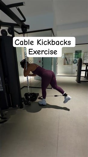 You Want Glutes? Do Cable Kickbacks Like This 🔥