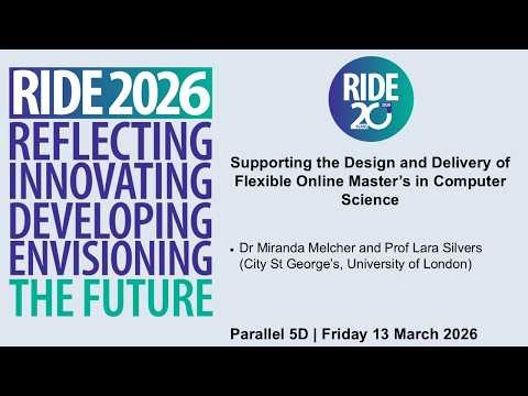 Supporting the Design and Delivery of Flexible Online Master’s in Computer Science