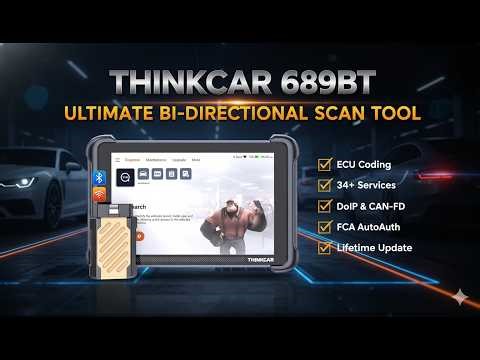 THINKCAR THINKSCAN 689BT Review | Worth It? Bidirectional OBD2 Scanner 2026