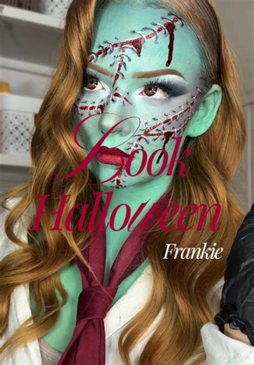 Halloween Frankie makeup look