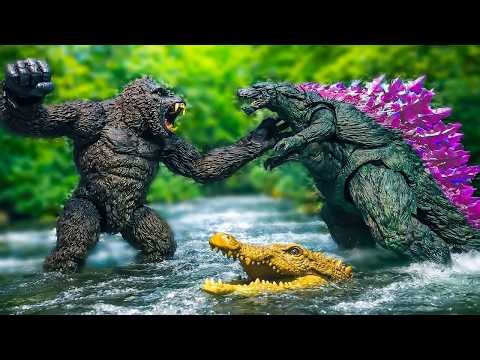 Hunting Godzilla Monsterverse, King Kong, T-Rex, Megalodon Shark, Distortus Rex And More Kaiju