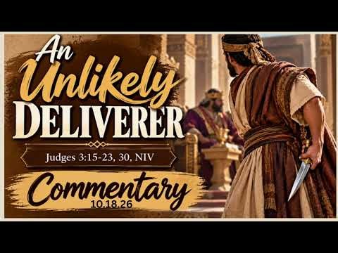 #commentary An Unlikely Deliverer -October 18, 2026 - Judges 3:15-23, 30 - Sunday School Lesson