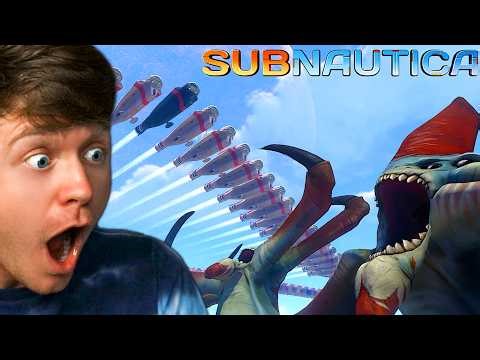 Reacting to 1000 REAPER LEVIATHANS vs 100 SUBMARINES!? (Subnautica)