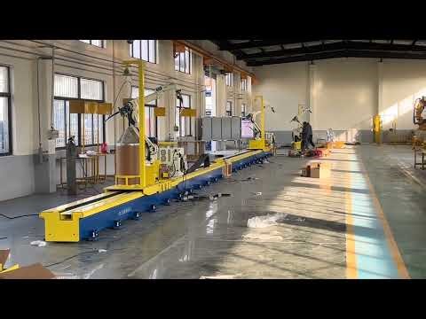 Automating Large-Scale Construction Equipment Welding: 7-Axis Robot on Linear Rail 🏗️