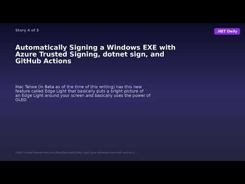 .NET Daily — October 15, 2026