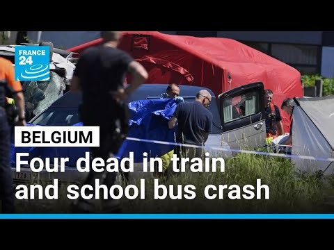 Four dead after train and school bus collide in Belgium • FRANCE 24 English
