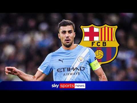 Man City accept £65.4m Barcelona Rodri bid