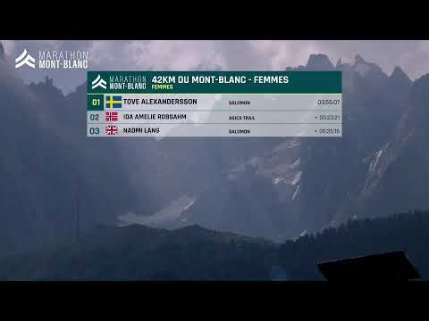 LIVE Français 42km Chamonix Marathon du Mont-Blanc 2026 - Dimanche 28 Juin