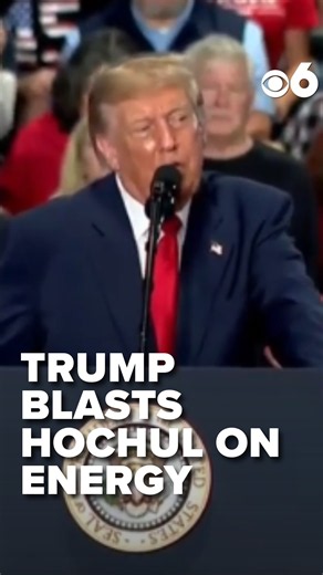 Trump blasts Hochul over New York energy costs at Syracuse rally