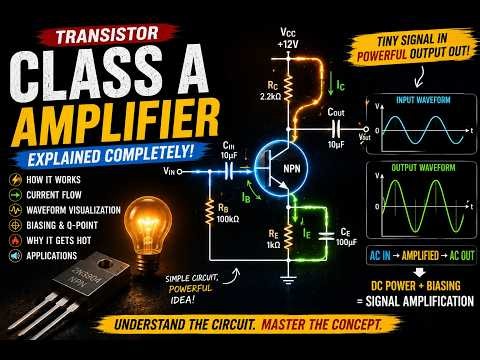 How One Transistor Controls Big Signals | The Optimization Path Engineering the Class A Amplifier