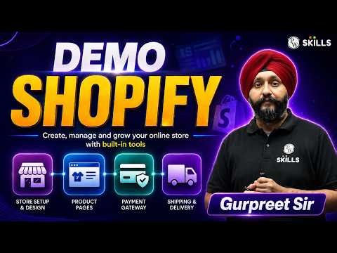 Shopify Tutorial for Beginners 2026: Build Your Online Store Step by Step | Gurpreet Sir