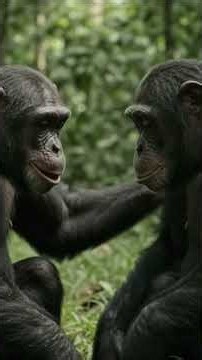 How Chimpanzees Repair a Fight #wildlifedocumentary