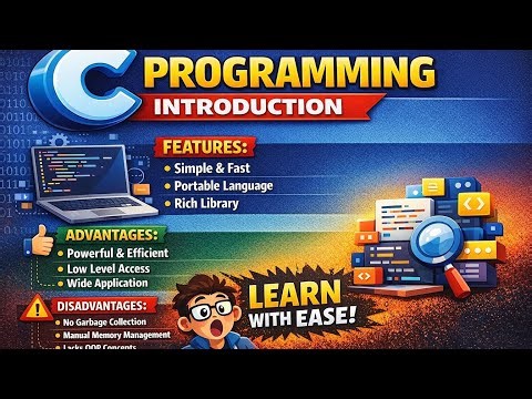 Introduction To C Programming| What is C? | Why C Language is Invented| Advantages | Disadvantage