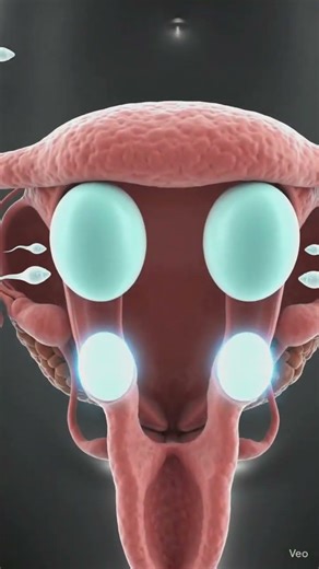 How Fraternal Twins Are Formed | Double Ovulation 3D Animation #viral #viralshorts #3danimation