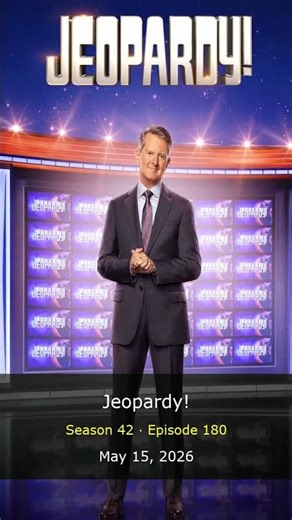 Jeopardy! Season 42 Episode 180