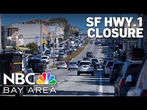 Hwy. 1 (19th Avenue) closure in San Francisco prompts delays