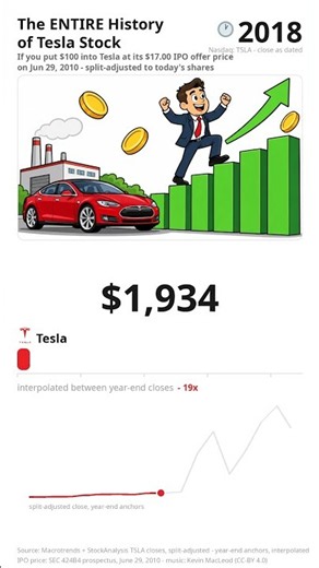 Pov: You Invested $100 in Tesla in 2010