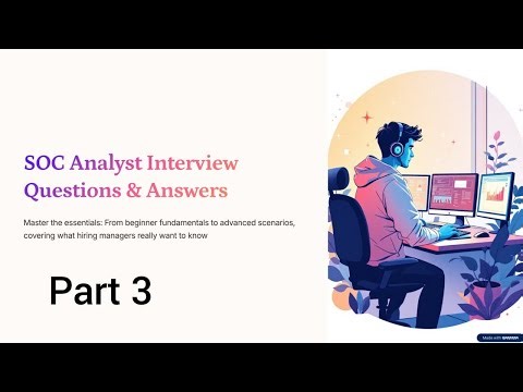 soc analyst interview questions and answers part3|soc interview