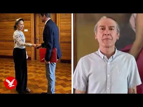 Aung San Suu Kyi's son speaks out as mother seen alive in rare photographs