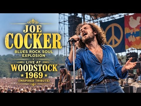 Joe Cocker 🔥 Blues Rock Soul Explosion | Live at Woodstock 1969 (Inspired Tribute)
