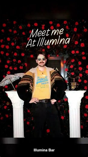 Main character energy at the Illumina photo booth | Illumina Bar