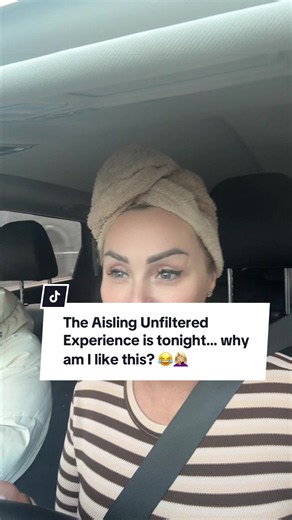 Last-minute prep for The Aisling Unfiltered Experience tonight