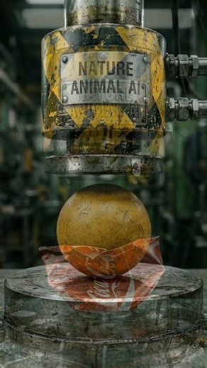 You Won’t Believe How This Soda Can Explodes 🤯#HydraulicPress #OddlySatisfying #Crushing