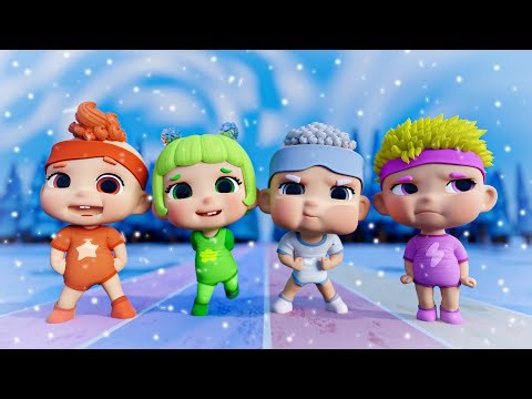 Pop-It Color Race with Baby DB | D Billions Kids Songs