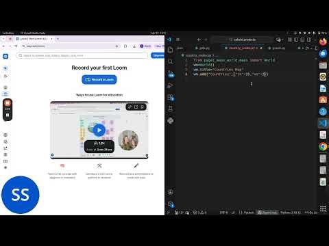 How to print countries map in python by using pygal.