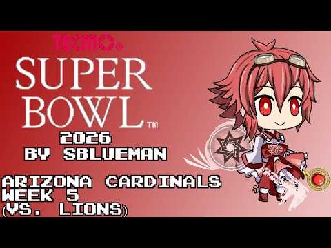 Tecmo Super Bowl 2026 (NES)(SBlueman) - Arizona Cardinals - Week 5