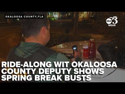 Ride-along with Okaloosa deputy shows spring break busts for underage drinking