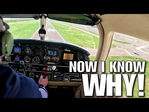 My CFI: Always keep your hand on the THROTTLE Landing!