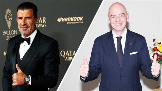 Was Figo right to criticize FIFA president Infantino?