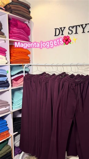 Buy Stylish Magenta Joggers Online