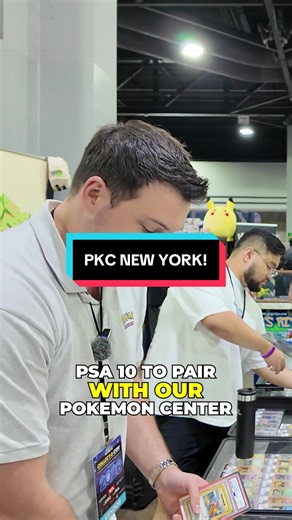 Pokémon Center New York Set Completed! Showcasing a deal at Collect-A-Con - full video on my YouTube channel! #pokemon #vendor #vendorpov #pokemoncards