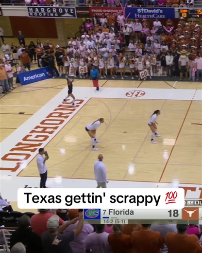Volleyball Rally Highlights: Florida Double Lead to Scrappy Texas Play
